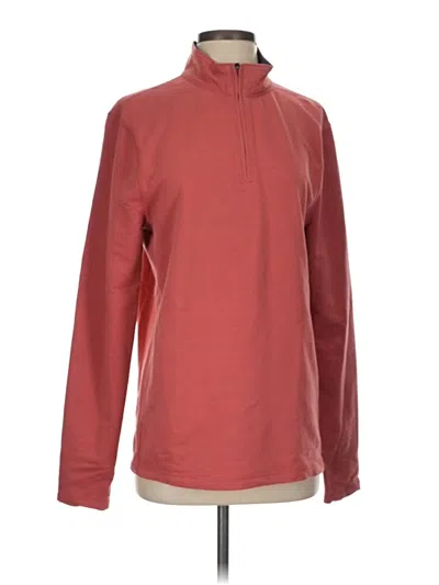 Pre-owned Jcrew Long Sleeve Turtleneck In Burgundy