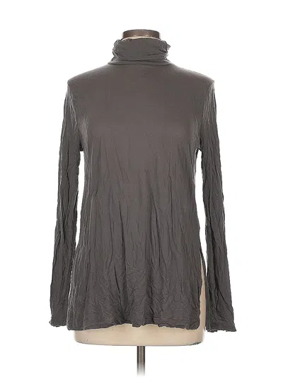 Pre-owned Jcrew Long Sleeve Turtleneck In Gray