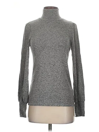 Pre-owned Jcrew Long Sleeve Turtleneck In Gray