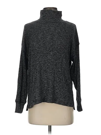 Pre-owned Jcrew Long Sleeve Turtleneck In Gray