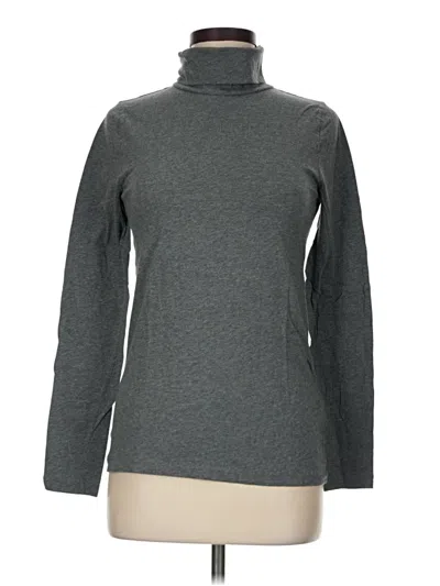 Pre-owned Jcrew Long Sleeve Turtleneck In Gray