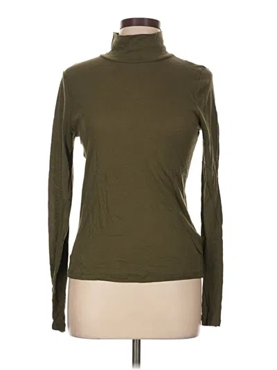 Pre-owned Jcrew Long Sleeve Turtleneck In Green