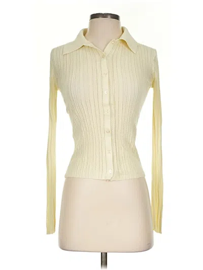 Pre-owned Jcrew Long Sleeve Turtleneck In Ivory