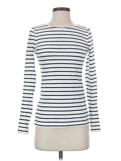 Pre-owned Jcrew Long Sleeve Turtleneck In Ivory