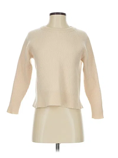 Pre-owned Jcrew Long Sleeve Turtleneck In White