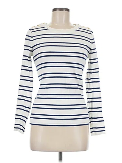 Pre-owned Jcrew Long Sleeve Turtleneck In White