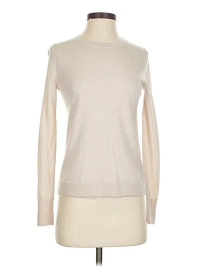 Pre-owned Jcrew Long Sleeve Turtleneck In White