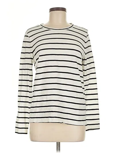 Pre-owned Jcrew Long Sleeve Turtleneck In White