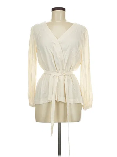 Pre-owned J.crew Mercantile 3/4 Sleeve Blouse In Ivory