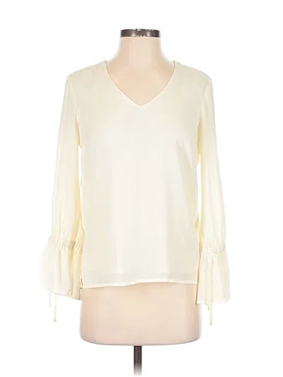 Pre-owned J.crew Mercantile 3/4 Sleeve Blouse In Ivory