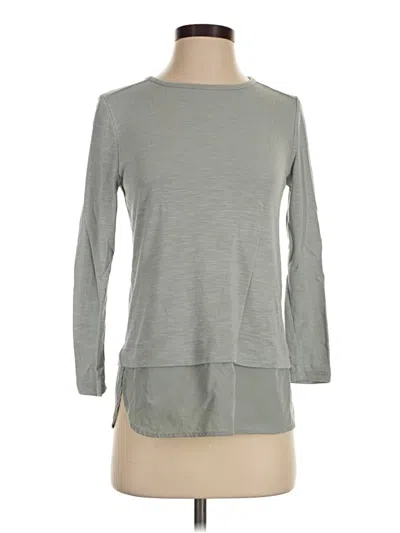 Pre-owned J.crew Mercantile 3/4 Sleeve T-shirt In Gray