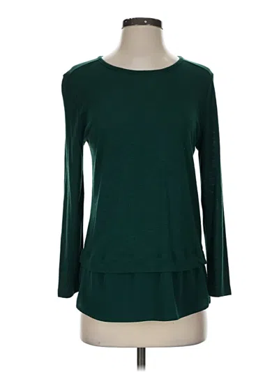 Pre-owned J.crew Mercantile 3/4 Sleeve T-shirt In Green