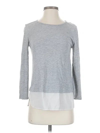Pre-owned J.crew Mercantile 3/4 Sleeve T-shirt In Silver