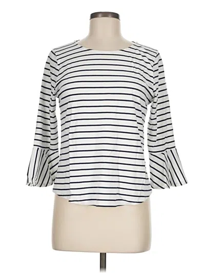Pre-owned J.crew Mercantile 3/4 Sleeve T-shirt In White