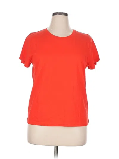 Pre-owned J.crew Mercantile Active T-shirt In Orange