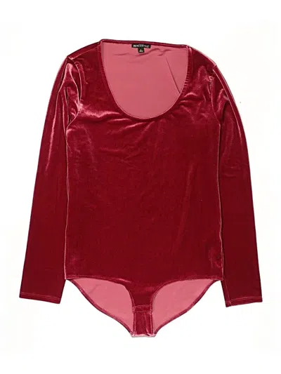 Pre-owned J.crew Mercantile Bodysuit In Burgundy