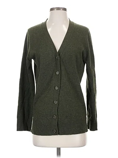Pre-owned J.crew Mercantile Cardigan Sweater In Green