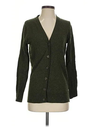 Pre-owned J.crew Mercantile Cardigan Sweater In Green