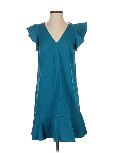 Pre-owned J.crew Mercantile Casual Dress In Blue