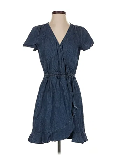 Pre-owned J.crew Mercantile Casual Dress In Blue