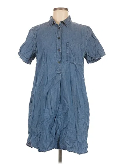 Pre-owned J.crew Mercantile Casual Dress In Blue