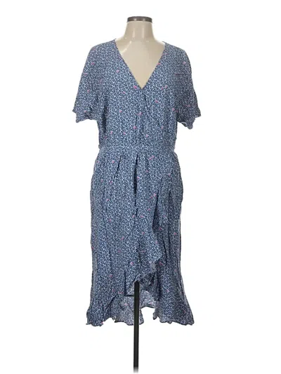 Pre-owned J.crew Mercantile Casual Dress In Blue