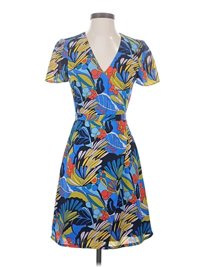 Pre-owned J.crew Mercantile Casual Dress In Blue