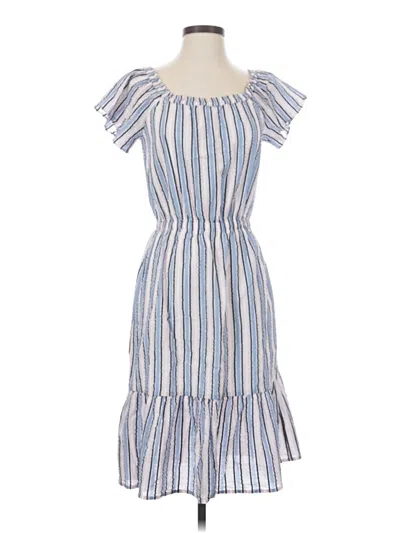 Pre-owned J.crew Mercantile Casual Dress In Blue