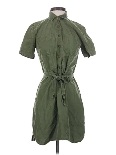 Pre-owned J.crew Mercantile Casual Dress In Green