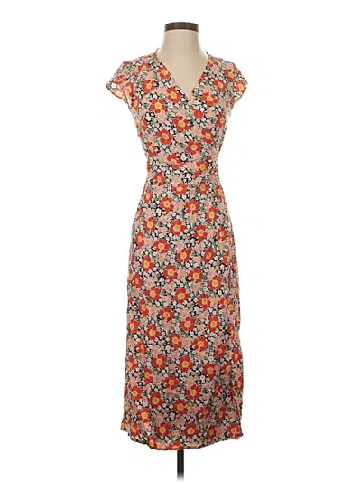 Pre-owned J.crew Mercantile Casual Dress In Orange