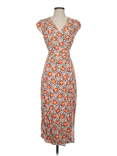 Pre-owned J.crew Mercantile Casual Dress In Orange