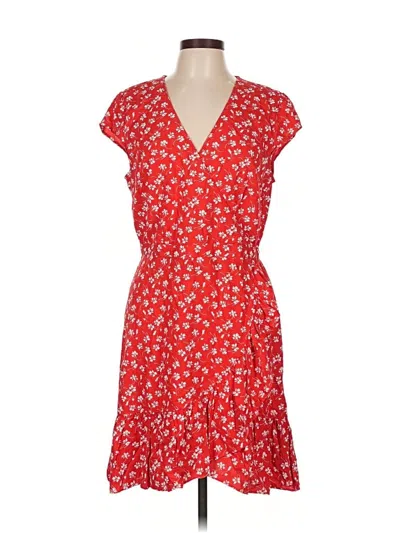Pre-owned J.crew Mercantile Casual Dress In Red