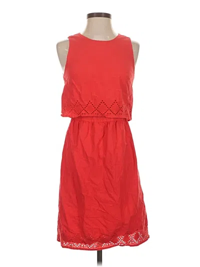 Pre-owned J.crew Mercantile Casual Dress In Red