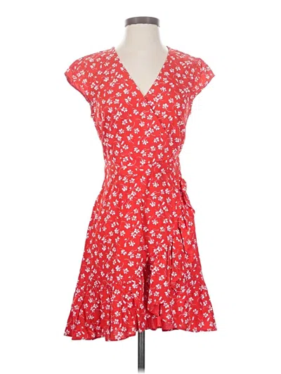 Pre-owned J.crew Mercantile Casual Dress In Red