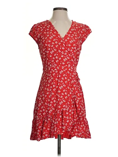 Pre-owned J.crew Mercantile Casual Dress In Red