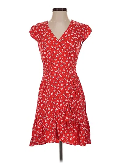 Pre-owned J.crew Mercantile Casual Dress In Red