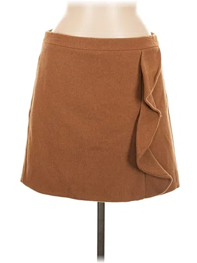 Pre-owned J.crew Mercantile Casual Skirt In Brown