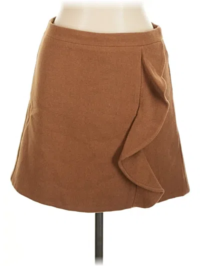 Pre-owned J.crew Mercantile Casual Skirt In Brown