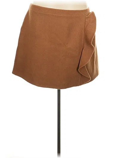 Pre-owned J.crew Mercantile Casual Skirt In Brown