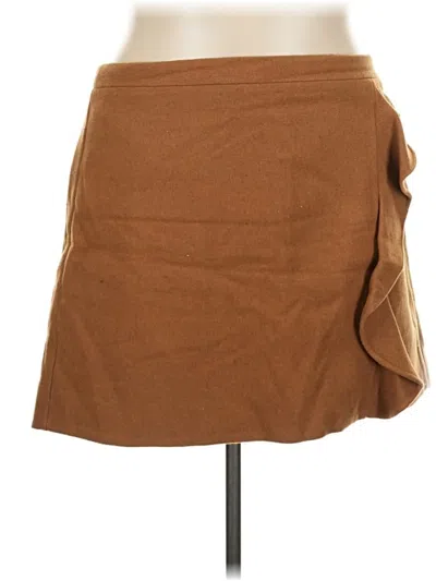 Pre-owned J.crew Mercantile Casual Skirt In Brown