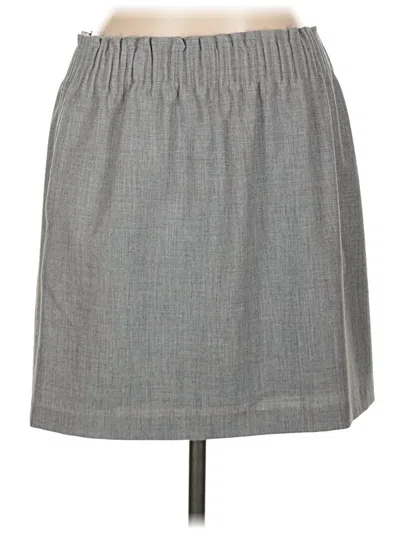 Pre-owned J.crew Mercantile Casual Skirt In Gray