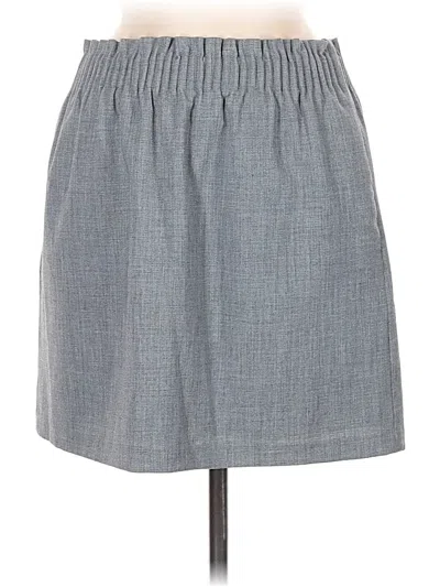 Pre-owned J.crew Mercantile Casual Skirt In Gray