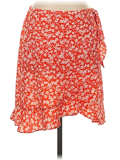Pre-owned J.crew Mercantile Casual Skirt In Red