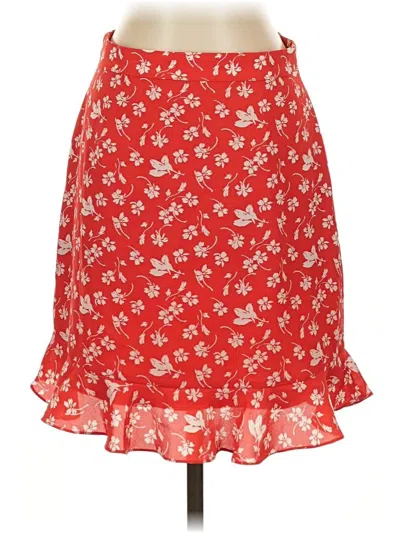 Pre-owned J.crew Mercantile Casual Skirt In Red