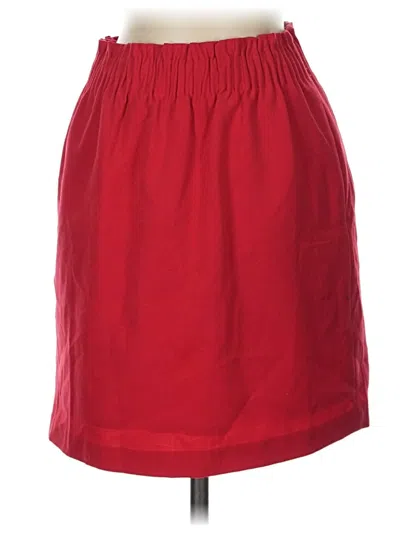 Pre-owned J.crew Mercantile Casual Skirt In Red