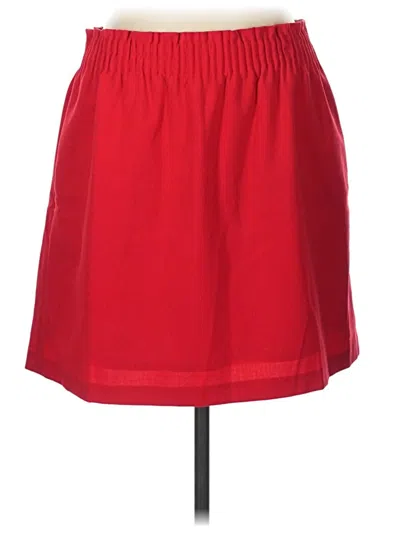 Pre-owned J.crew Mercantile Casual Skirt In Red