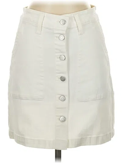 Pre-owned J.crew Mercantile Casual Skirt In White