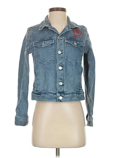 Pre-owned J.crew Mercantile Denim Jacket In Blue