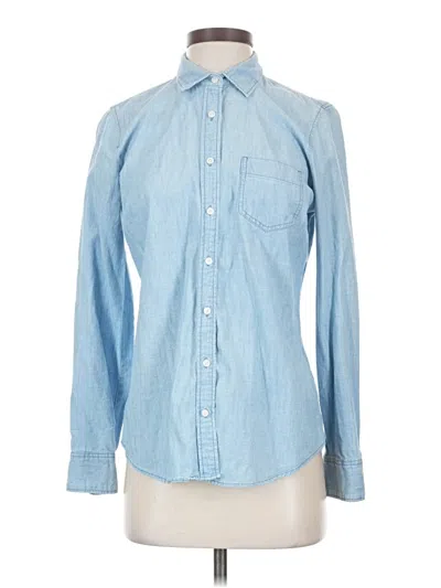 Pre-owned J.crew Mercantile Denim Jacket In Blue