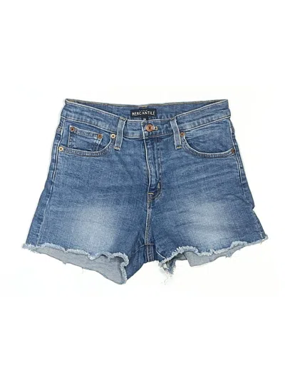Pre-owned J.crew Mercantile Denim Shorts In Blue